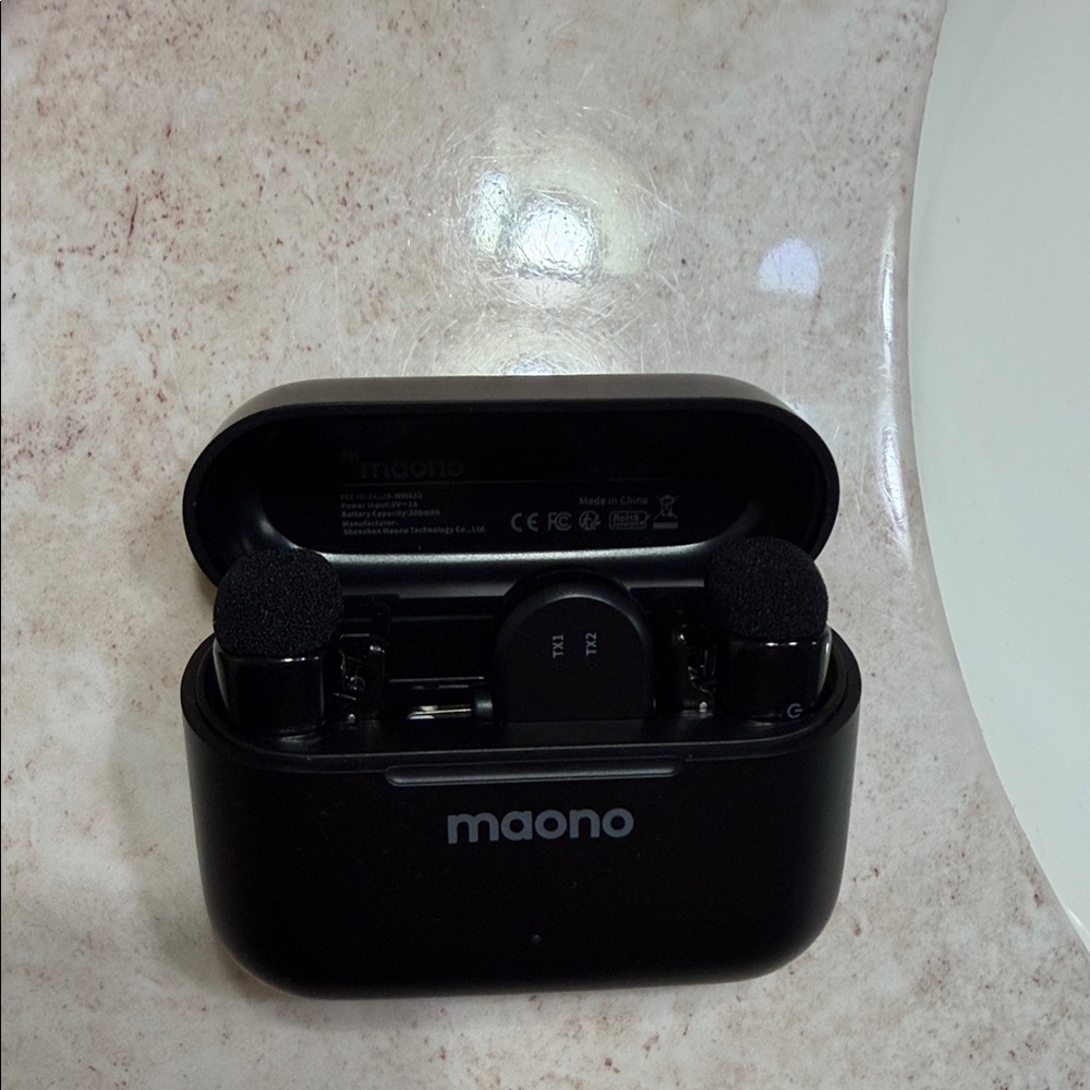 Maono Black Wireless Earbuds